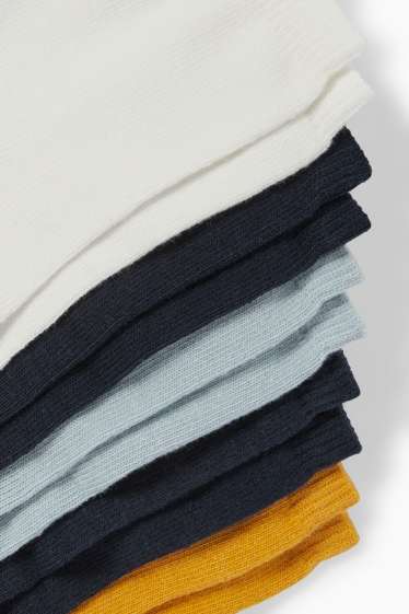 Bambini - Confezione da 5 - Minecraft - calze con motivo - blu scuro