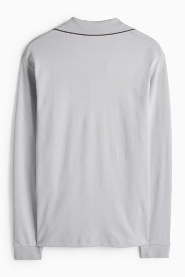 Pánské - Polokošile - šedá