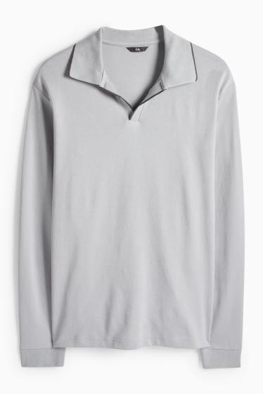 Pánské - Polokošile - šedá