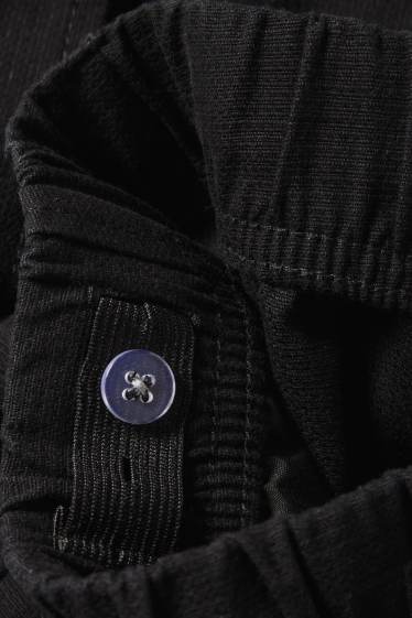 Enfants garçons - Pantalon cargo - texturé - noir