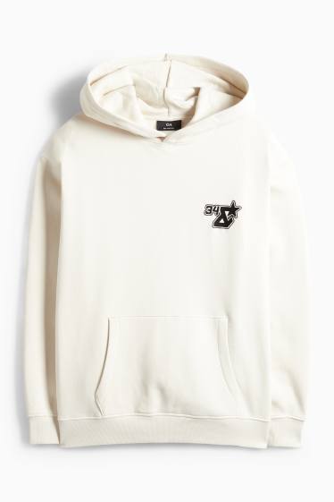 Herren - Oversized-Hoodie - hellbeige
