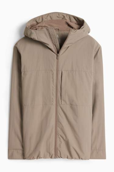 Pánské - Funkční bunda - světle hnědá