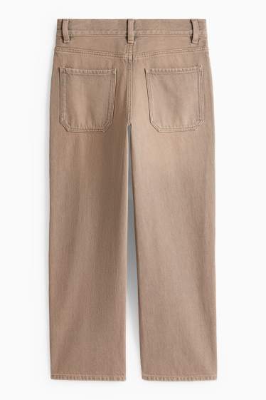 Children Boys - Loose jeans - denim-brown