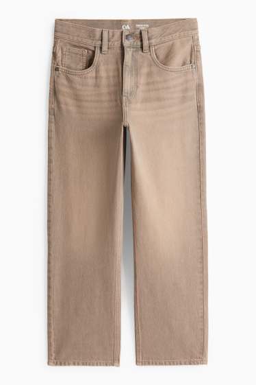 Children Boys - Loose jeans - denim-brown