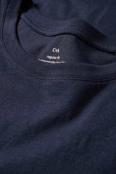 Femmes - T-shirt - regular fit - bleu foncé