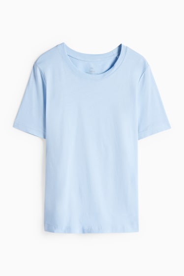 Femmes - T-shirt - regular fit - bleu clair