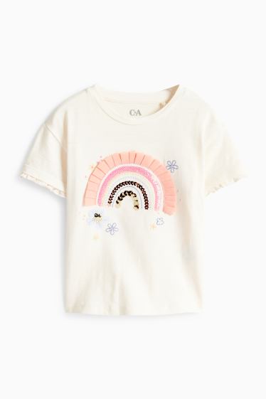Enfants filles - T-shirt - blanc crème