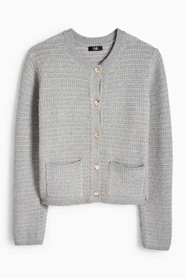 Women - Cardigan - gray