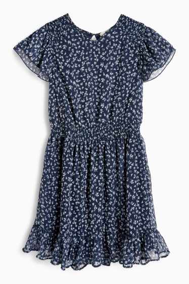 Děti - dívky - Šaty - tmavomodrá
