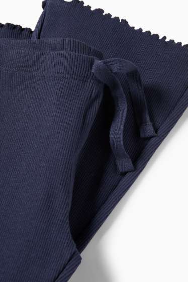 Children Girls - Leggings - dark blue