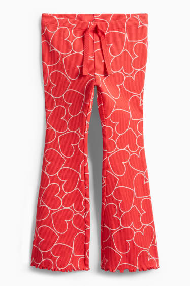 Kinderen: meisjes - Leggings - rood