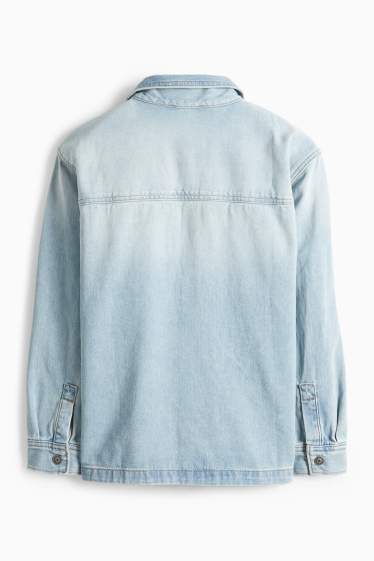 Kinder Jungen - Jeanshemd - helljeansblau