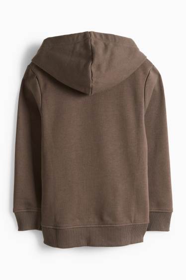 Kinderen: jongens - Sweatshirt - donkerbruin