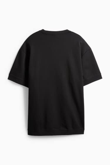 Herren - T-Shirt - Relaxed Fit - schwarz