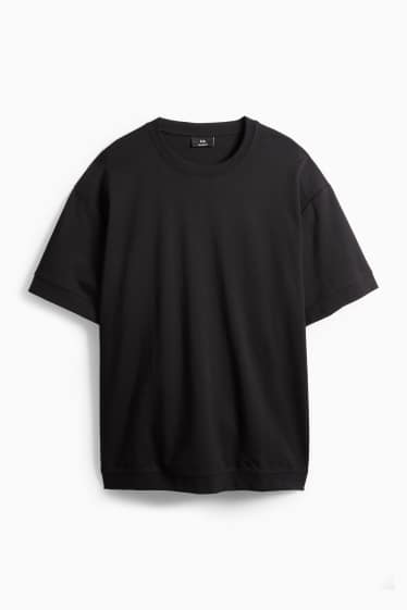 Herren - T-Shirt - Relaxed Fit - schwarz