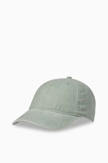 Hommes - Casquette - vert menthe