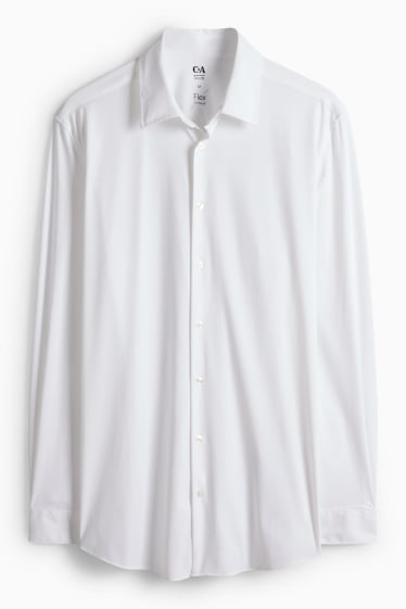 Pánské - Business košile - bílá