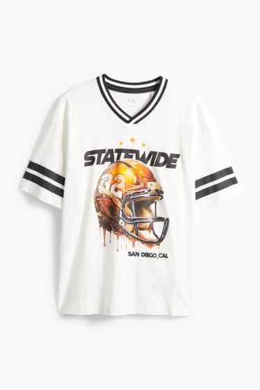 Enfants garçons - T-shirt - blanc crème