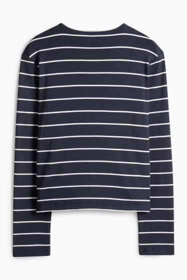 Donna - Felpa - blu scuro