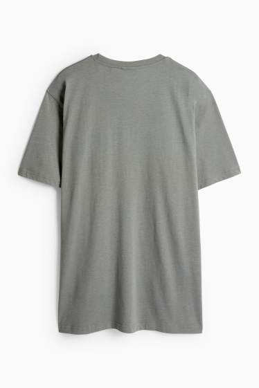 Pánské - Tričko - šedá