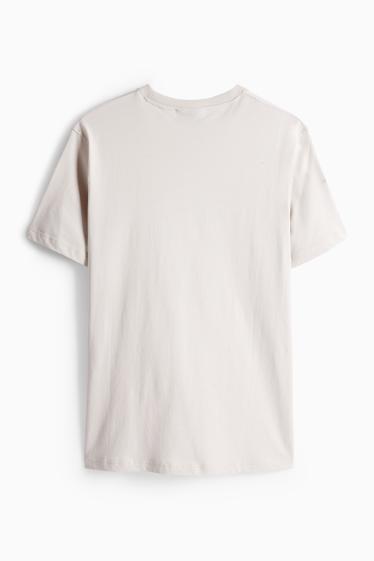 Herren - T-Shirt - Regular Fit - beige