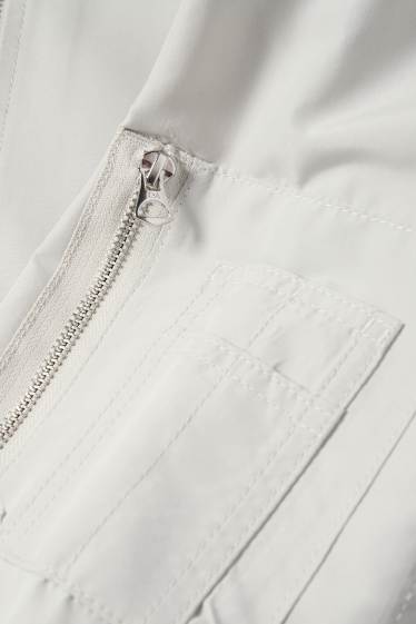 Pánské - Bomber - světle šedá