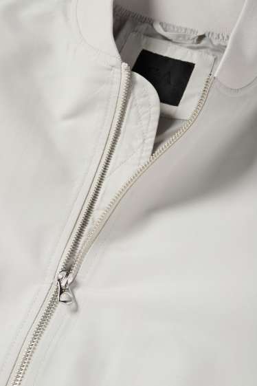 Pánské - Bomber - světle šedá