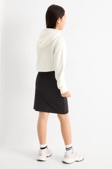 Copii - Fete - Lilo & Stitch - set - hanorac și rochie - 2 piese - alb-crem