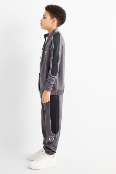 Kinder Buben - San Francisco - Jogginghose - schwarz / dunkelgrau