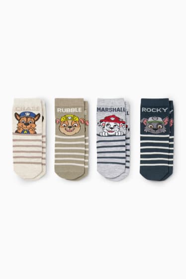 Unisex - Ponožky pro miminka - modrá/béžová