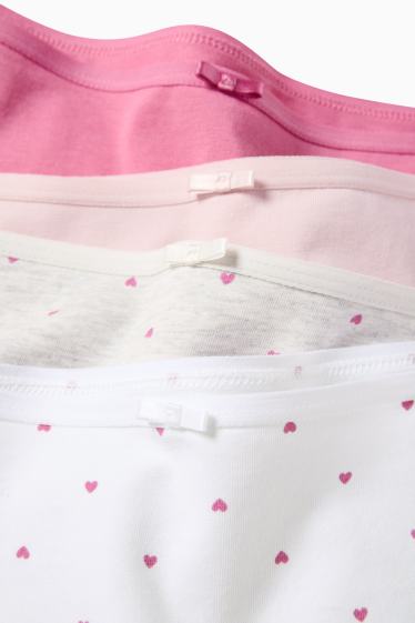 Femmes - Culotte hipster - blanc / rose