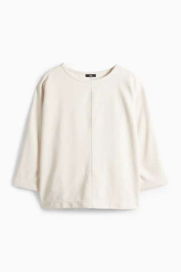 Dámské - Tričko - světle béžová