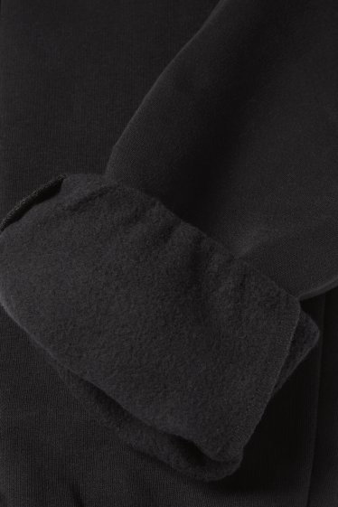 Pánské - Cargo teplákové kalhoty - černá