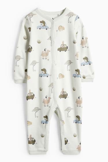 Neonati - Safari - pigiama neonati - verde menta