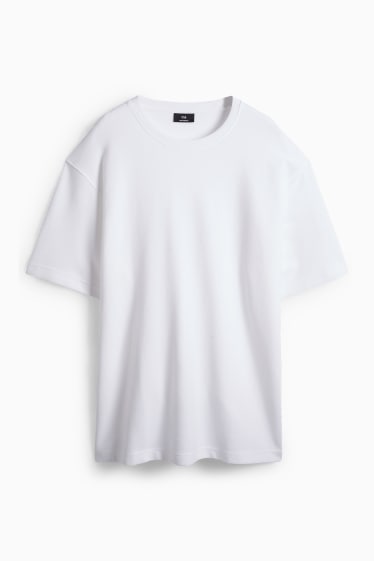 Pánské - Tričko - bílá