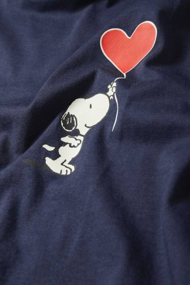 Dames - T-shirt - donkerblauw