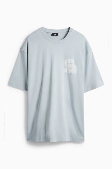 Pánské - Tričko - tyrkysová