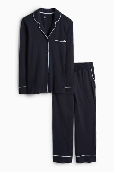 Femmes - Pyjama - bleu foncé