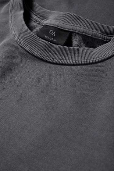 Bărbați - Tricou - relaxed fit - gri închis