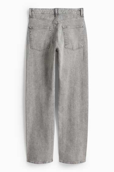 Damen - Straight Jeans - High Waist - LYCRA® - helljeansgrau