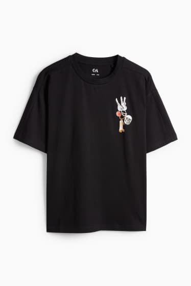 Děti - chlapci - Skater - tričko s krátkým rukávem - černá