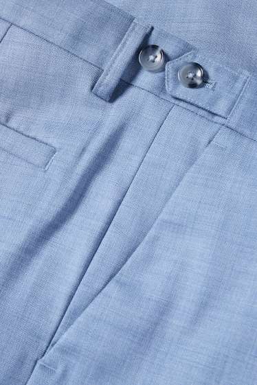 Home - Pantalons combinables - regular fit - elàstics - blau clar