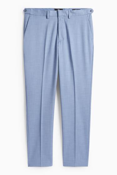 Home - Pantalons combinables - regular fit - elàstics - blau clar