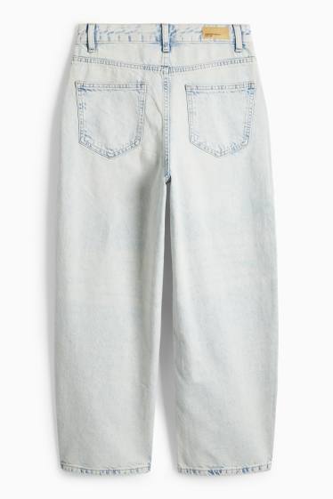 Enfants filles - Barrel jean - jean bleu clair