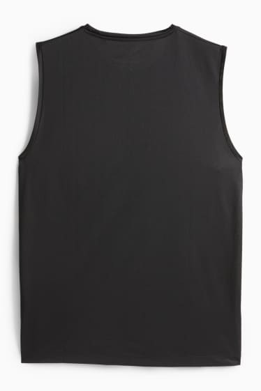 Herren - Funktions-Tank-Top - schwarz