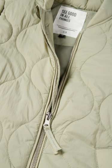 Děti - dívky - Bunda - světle zelená