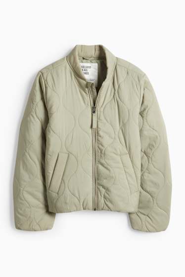 Děti - dívky - Bunda - světle zelená