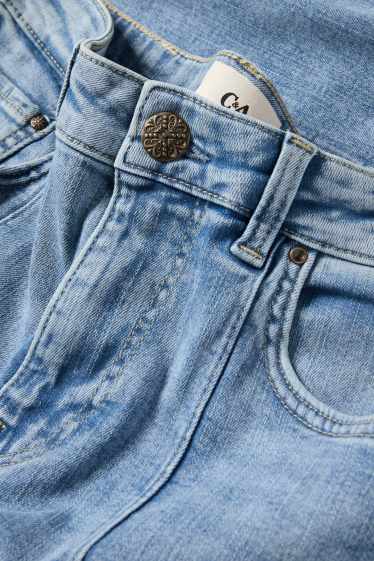 Dona - Wide Leg Jeans - mid waist - texà blau clar