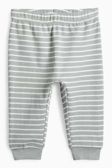 Miminka - chlapci - Žirafa, slon a chameleon - pyžamo pro miminka - 2dílné - bílá