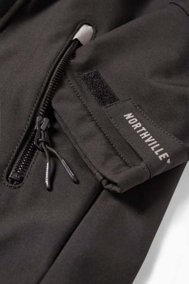 Children Girls - Softshell Jacket - black